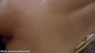 lebanese slut missilebanesesquirter takes hard anal pounding and deep dildo