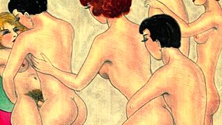 Vintage Erotic Art Awakens Forbidden Desires Boldly