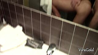 uhh sex in toilet creampie dripping from my wet pussy now