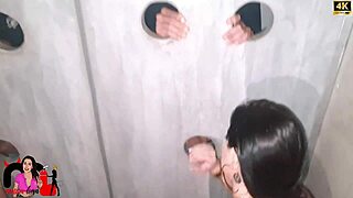 Taking My 18-Year-Old Stepdaughter To Gloryhole For Strangers!
