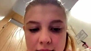 Horny Shaved BBW Fingers Fat Pussy Hardcore in Public Mall