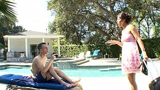 laurie vargas endures deep anal then savors cum licked from gaping ass
