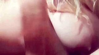 Miya Triez humiliates cuckold with dirty talk as fat housewife fucks