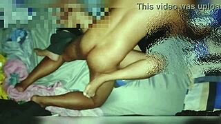 Chubby Pinay Fucked Doggystyle in Bedroom While Hubby's Guarding