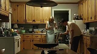 revolutionary road kitchen: celebrity milf fucked hard on counter passionately
