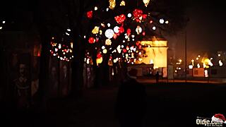 santa bends pretty redhead teen over fucks tight pussy xmas