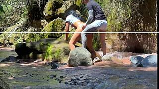 hey wanna see us amateurs fuck with my stepbro by the river?