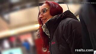 Adorable Czech Mall Girl Rides Cock in POV After Strip