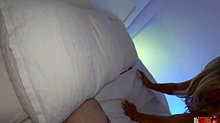 Petite blonde teen 18+ slut gets tight pussy creampied hard 😈💦