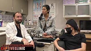 Stacy Shepard stars in strangers in the night unfair edition backstage with nurse patient play