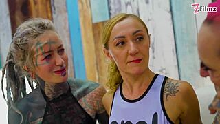 Double Fisting Double Penetration Gaping Her Punk Asshole