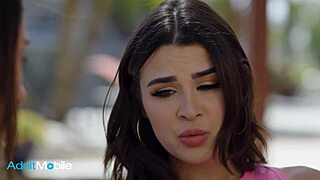 Kylie Rocket Strap-On Fucks Theodora Day Doggystyle Cowgirl