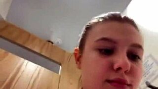 Horny Shaved BBW Fingers Fat Pussy Hardcore in Public Mall