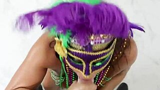 i crave busty camela clutch's oiled thick ass on mardi gras