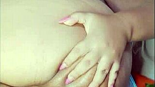 Busty Brazilian BBW Nympho Fucks Huge Dildo With Massive Natural Tits