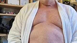 dirty old man chris strips nude exposing european homemade amateur body