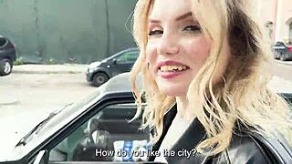 Met a Cute Blonde Slut - Fucked Her Doggy in an Hour