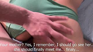 my step sis moans taking cum while chatting with her boyfriend pov