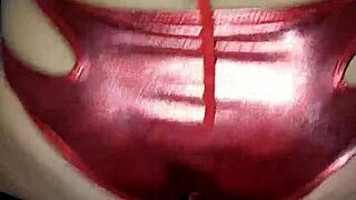 satindesire bent over big tits bikini doggystyle satin pounding