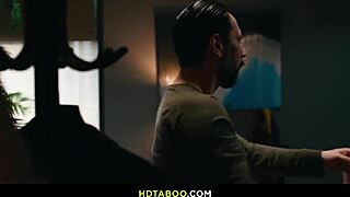 Brunette Milf Chokes Gags Deepthroat Face Fucks Tommy Puck Office Rimjob