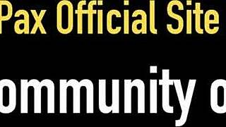 penny pax crawls on all fours spreading her big pussy lips wide