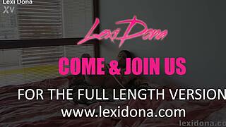 lexidona pumps her swollen trimmed pussy nude homemade solo