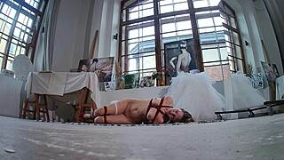 Hidden Footage Exposes Tied-Up Naked Bride in Secret Bondage Torment Part 2