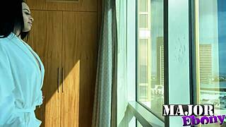 Rome Major Pounds Ava Valentina's Big Clit Cunt on Window