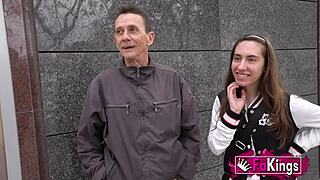 Petite Spanish Teen Carolina Lorca Turns 19 With Rough Threesome Bang