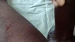 Amateur massages massive military monster cock in POV part 5. Homemade solo action heats up.