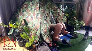 Stranger Fucks Nudist Lady's Pussy