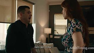 Syren De Mer's Pastor's Evil Wife Dominates Nathan Bronson Hard