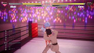 Lesbian game battle explodes with steamy intensity