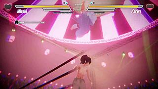 Lesbian game battle explodes with steamy intensity
