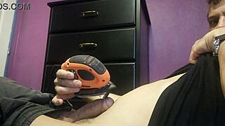 playing with my incredible machine till exploding cum... free vid now 😏🔥💦