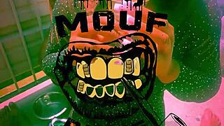 ebony sub outdoor public golden shower domination by old black master