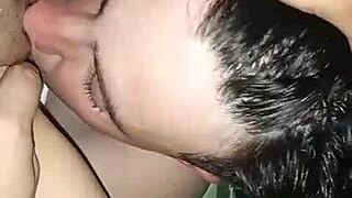 they suck her swollen puffy pussy lips until the tight wet cunt drips