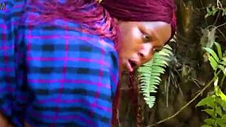 can horny african bbw wife tame that monster cock in bush
