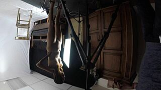 Mandy Mynxx Gags on Choking Deepthroat Sucking Skinny Slut Oral Cock Action