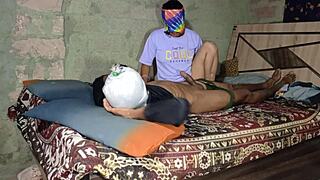 Indian desi stepsis sneaks away for hot sex video romp