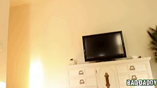 stepdad catches Corra Cox masturbating and joins