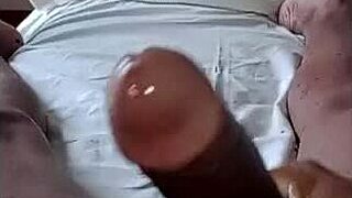 Amateur massages massive military monster cock in POV part 5. Homemade solo action heats up.