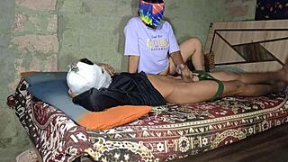 Indian desi stepsis sneaks away for hot sex video romp