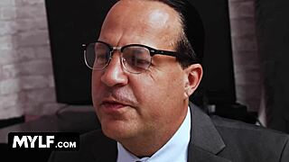 hot milf tempts detectives tight body spit-roasted doggystyle deepthroat