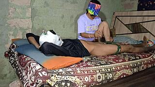 Indian desi stepsis sneaks away for hot sex video romp