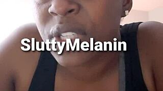 ebony milf treats black penis yeast infection with mouth