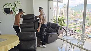 i fuck the colombian movers' big cocks anal deepthroat since no cash part 1