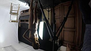 Mandy Mynxx Gags on Choking Deepthroat Sucking Skinny Slut Oral Cock Action