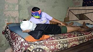 Indian desi stepsis sneaks away for hot sex video romp