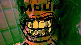 ebony sub outdoor public golden shower domination by old black master